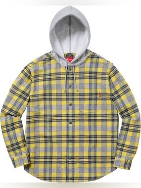 Supreme Hooded Plaid Flannel Shirt/Hoodie Spring/Summer 2018 (SS18) Collection